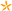 small orange star